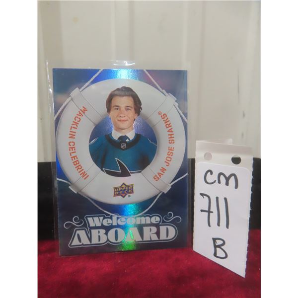 Macklin Celebrini San Jose Sharks Card