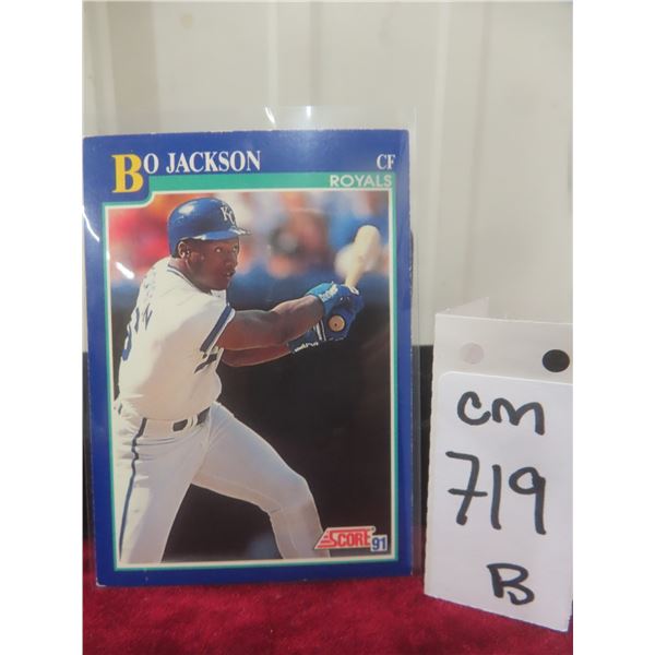 Bo Jackson Kansas City Royals Card