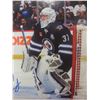 Image 4 : Signed Connor Hellebuyck 8×10 Photo