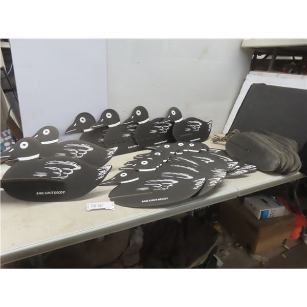 23 Cardboard Duck Decoys — 13×20