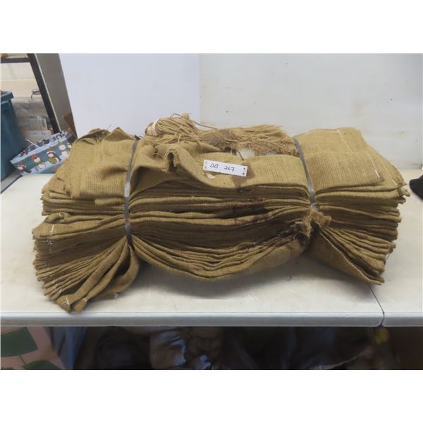 100 Burlap Bags