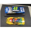 Image 4 : 2 Die-Cast Cars — Jimmie Johnson's #48 Chev Monte Carlo and Porsche 911 GT1 — 1/18 Scale