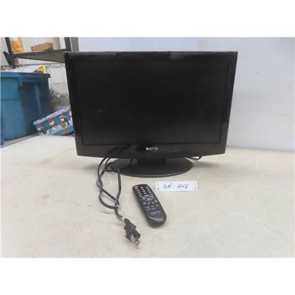 Sango LCD TV 19" — Model DP19640 with Remote and Power Cord