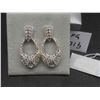 Image 1 : Crystal Made with Swarovski Elements Rhinestone Drop Stud Earrings