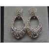 Image 2 : Crystal Made with Swarovski Elements Rhinestone Drop Stud Earrings