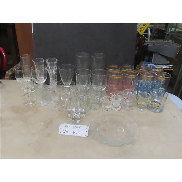 Collection of Glassware