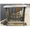 Image 7 : Vintage Toaster and Handcrafted Sealer Base Coal Oil Lamp — 17¼" H