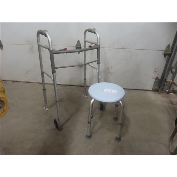 Medi-Bath Chair and Walker