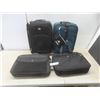 Image 1 : 2 Laptop Bags and 2 Rolling Suitcases — One with Tags