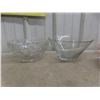 Image 6 : Crystal and Cut Glass — Pedestal Fruit Bowl, Covered Candy Dish, Serving Bowls, and Platters