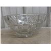 Image 7 : Crystal and Cut Glass — Pedestal Fruit Bowl, Covered Candy Dish, Serving Bowls, and Platters