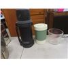 Image 5 : Corningware Teapot, Thermos, Egg Poacher, Pyrex Measure Cup, Coke Tray, and More