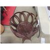 Image 8 : Wood Barrel-Back Style Chair and Bent Willow Style Plant Stand