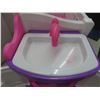 Image 7 : Doll Crib with Sink and High Chair — 26×32×11