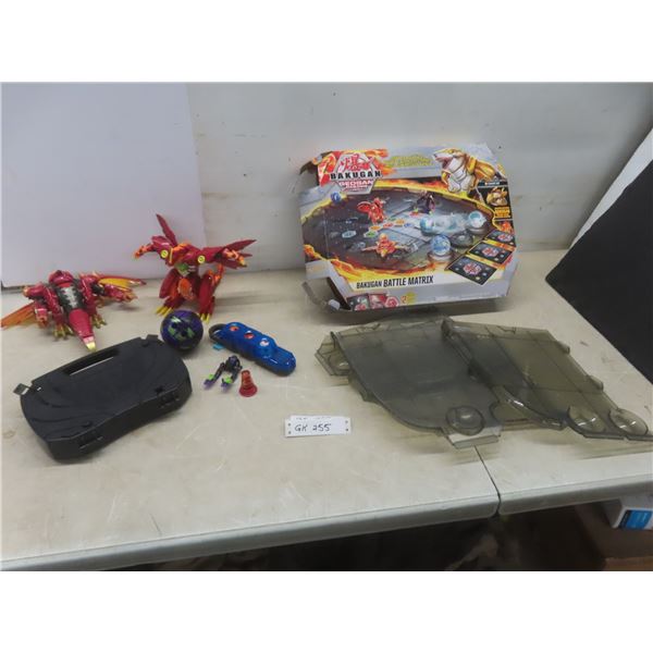 Bakugan Battle Matrix Game — Dragonoid Maximus and Dragonoid Infinity Transforming Figures