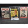 Image 1 : Three 1950s Mini Magazines — Quick, Focus, and People — Lena Horne, Zina Rachevsky, and June Blair