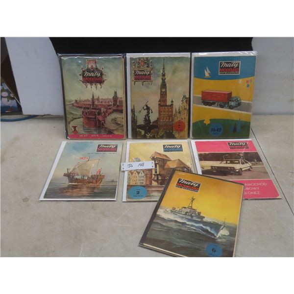 7 Polish Model Kits — Build from Cover of Booklets