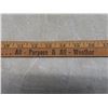 Image 7 : 2 Advertising Yardsticks — Beechcraft Aviation and Brigdens of Winnipeg Photographers