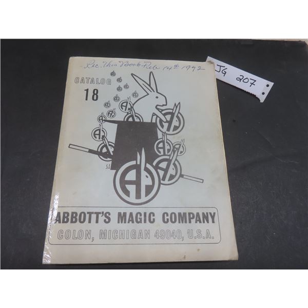1969 Abbott's Magic Company Catalog #18 with Order Sheets — Magic Tricks, Props, and Pricing