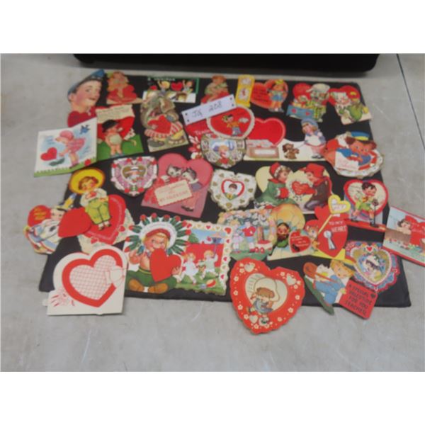 Box of Vintage Valentine Cards