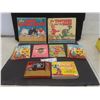 Image 1 : Vintage Mickey Mouse Picture Printing Set and Six Old Walt Disney Books