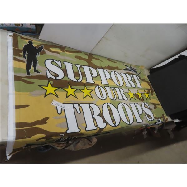 "Support Our Troops" Flag — 3 x 5 Feet