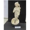 Image 1 : Heavy Bathing Beauty in a Shell Statue — 16.5" High