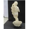 Image 3 : Heavy Bathing Beauty in a Shell Statue — 16.5" High