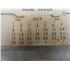 Image 10 : 1939 Winnipeg Tribune Pictorial Calendar and City Lumber Co. 1956 Calendar with Thermometer