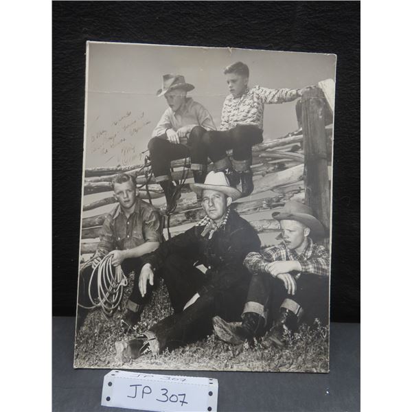 Autographed Bing Crosby Picture — 10½×13½