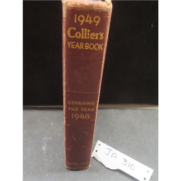 1949 Collier's Year Book Covering 1948 — 922 Pages