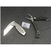Image 1 : Leatherman Skeletool CX Minimalist Multi-Tool and Kizer Folding Knife 2¾" Blade 7" Overall