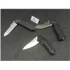Image 1 : Kershaw Folding Knife 3¼" Blade and Ganzo Firebird Folding Knife 3½" Blade — 2 Ganzo Knives