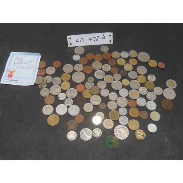 100 Foreign Coins