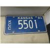 Image 6 : License Plates and Tags — Manitoba 1964, Kansas USA 1981, Tags 1959/1966/1968, and Novelty Plates