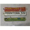 Image 7 : License Plates and Tags — Manitoba 1964, Kansas USA 1981, Tags 1959/1966/1968, and Novelty Plates