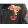 Image 3 : Fort Garry Flyers Melton and Leather Jacket — Size XL