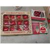 Image 7 : Vintage Christmas Decorations — Icicles, Tinsel, Angel, Bulbs, Hooks, Candle Holder — Plus Plates
