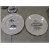 Image 8 : Vintage Christmas Decorations — Icicles, Tinsel, Angel, Bulbs, Hooks, Candle Holder — Plus Plates