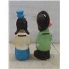 Image 4 : 3 Vintage Coin Banks — Quaker Oats Company, Sitting Goofy, and Donald Duck — Tallest 8"