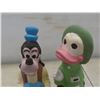 Image 6 : 3 Vintage Coin Banks — Quaker Oats Company, Sitting Goofy, and Donald Duck — Tallest 8"