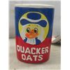 Image 7 : 3 Vintage Coin Banks — Quaker Oats Company, Sitting Goofy, and Donald Duck — Tallest 8"