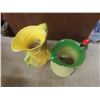 Image 5 : China Pitchers, Vase, Mason's Platter, Boat-Shaped Dish, and More