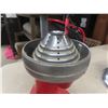 Image 8 : 2 Vintage Juicers — Juice-King and Juice-O-Matic — Tin Flour Dispenser and Pewter Horse Bookends
