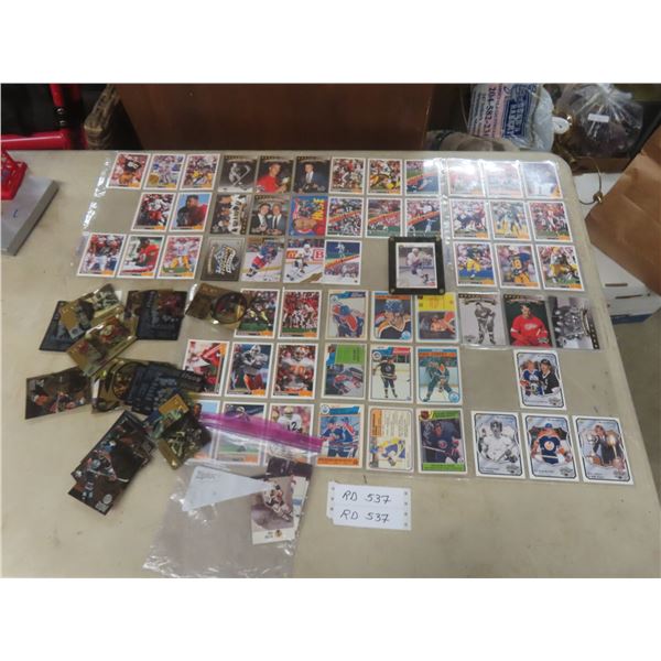 60+ Hockey Cards — Upper Deck Ice, Gretzky, Gordie Howe, Lindros, and More — Plus Football Cards