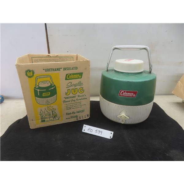 Vintage Coleman Picnic Jug with Original Box
