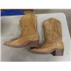Image 2 : Cowboy Hat — Size Medium — and Cowboy Boots — Size 10½