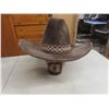 Image 9 : Cowboy Hat — Size Medium — and Cowboy Boots — Size 10½