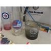 Image 7 : Winnipeg Jets Novelty Plate, 4 Hockey Stick Blades, Jets Lanyards, Mini Hockey Stick, and More