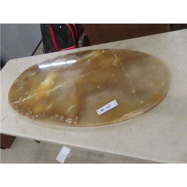 Solid Onyx  Table Top — 46×23